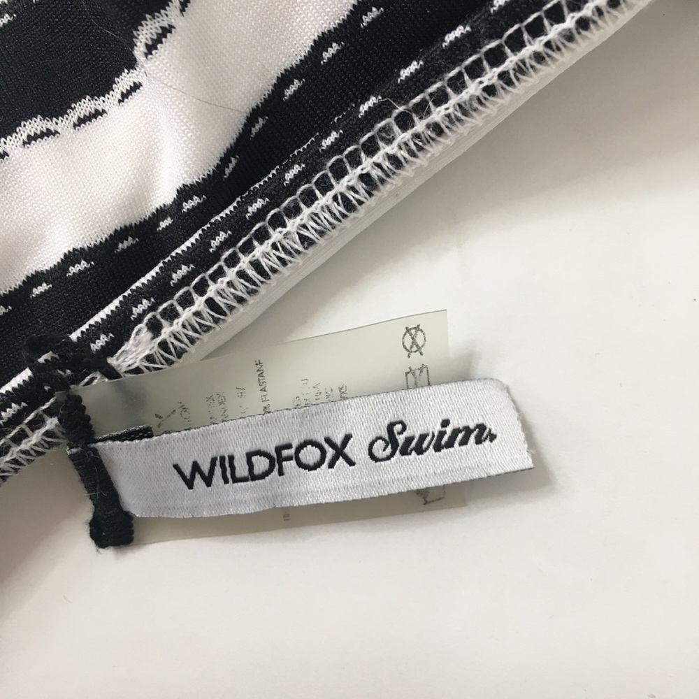 Wildfox Blue White Striped Triangle String Bikini… - image 7